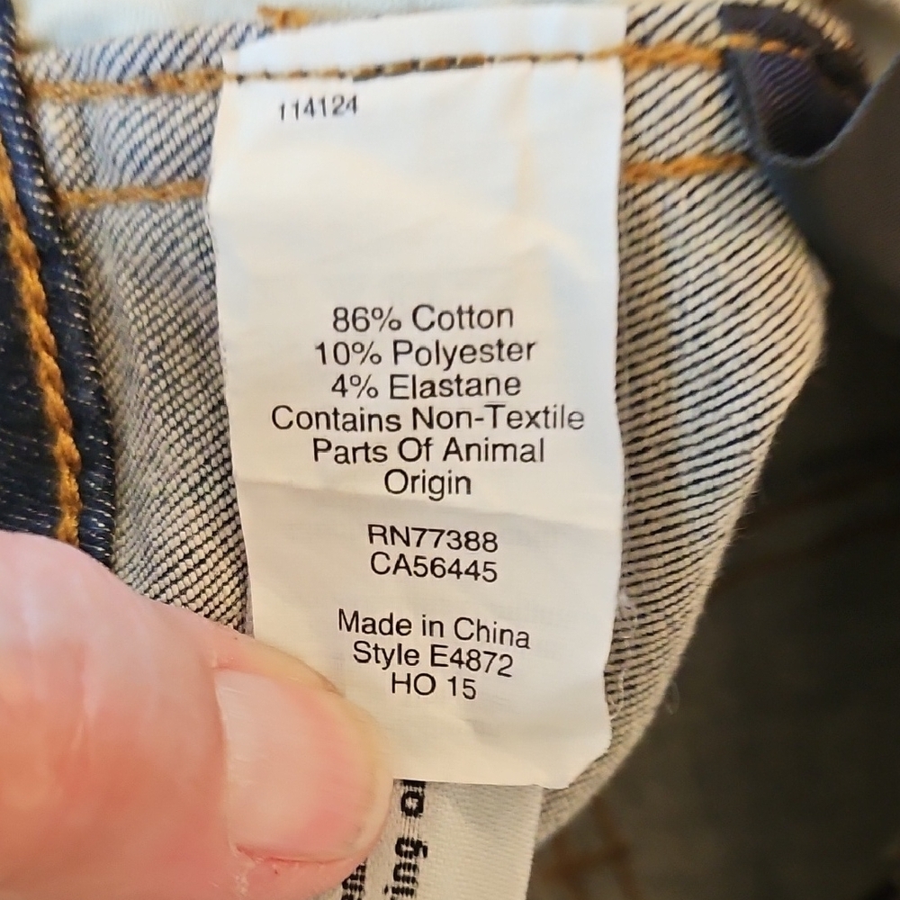 Madewell Dark Blue High Rise Skinny Jeans - Picture 6 of 9